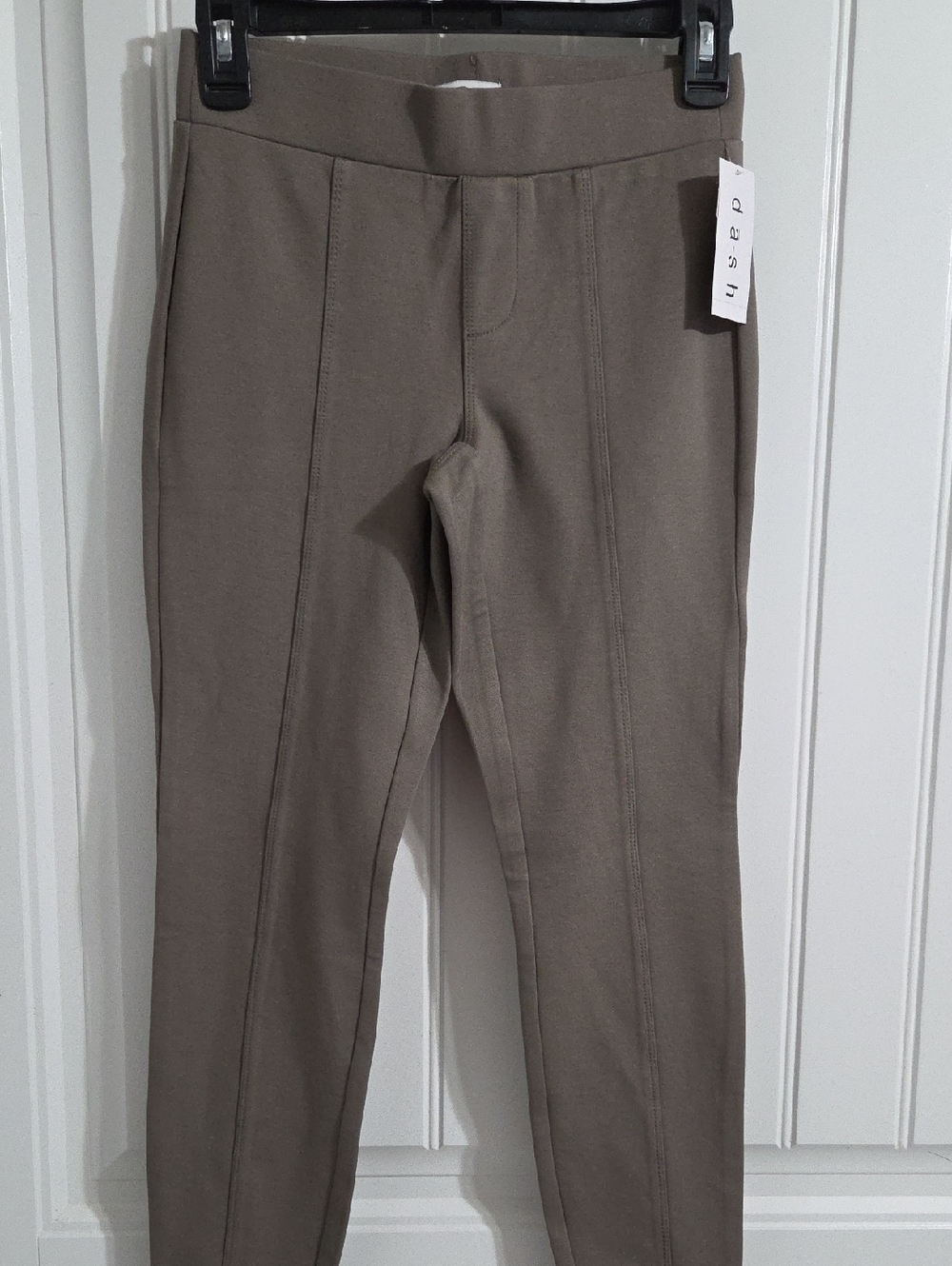 Womens Dash Tobacco Seam-Front Ponte Leggings Size PP (00) Nwt